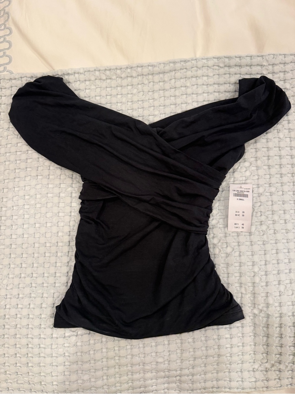 Black Off-Shoulder Top